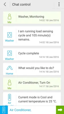 Smart Home android App screenshot 1